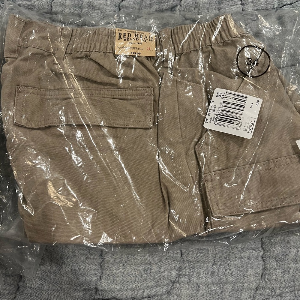 Men's Khaki Cargo Shorts